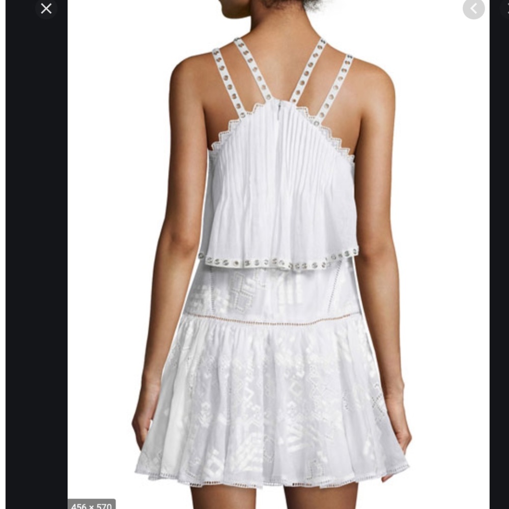 Rebecca Taylor Embroidered Popover Camisole Dress